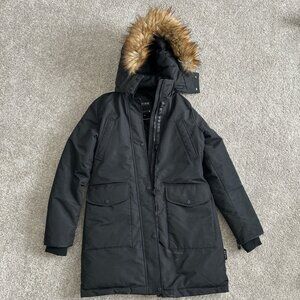 Women's NOIZE winter parka with faux fur hood